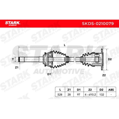 Drive Shaft Stark SKDS-0210079 SKDS-0210079 - photo 3