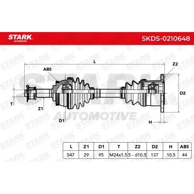 Drive Shaft Stark SKDS-0210648 SKDS-0210648 - photo 6