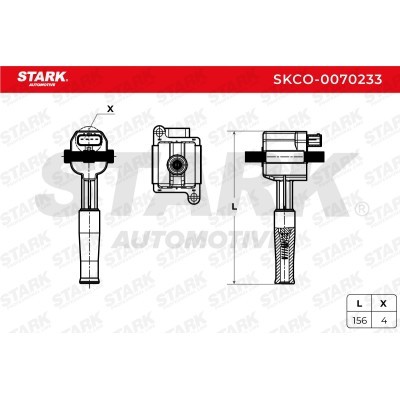 Ignition Coil Stark SKCO-0070233 SKCO-0070233 - photo 2