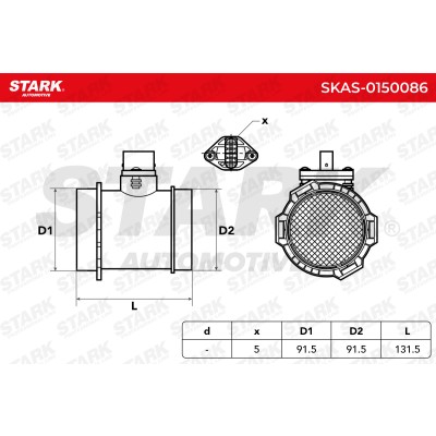 Air Mass Sensor Stark SKAS-0150086 SKAS-0150086 - photo 6