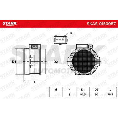 Air Mass Sensor Stark SKAS-0150087 SKAS-0150087 - photo 6