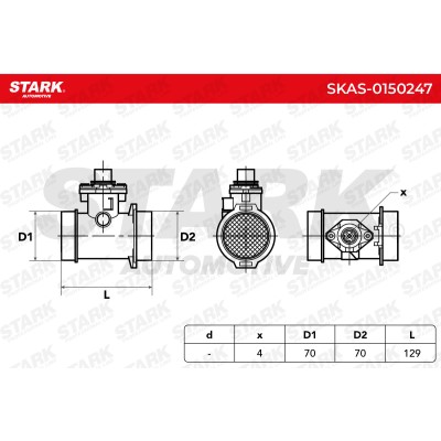 Air Mass Sensor Stark SKAS-0150247 SKAS-0150247 - photo 6