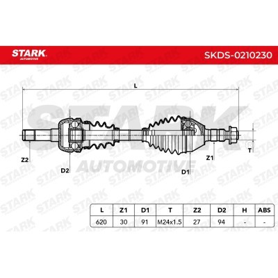 Drive Shaft Stark SKDS-0210230 SKDS-0210230 - photo 7