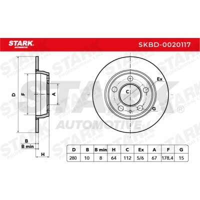 Brake Disc Stark SKBD-0020117 SKBD-0020117 - photo 7