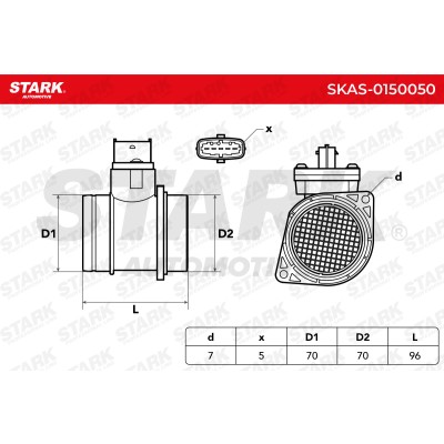 Air Mass Sensor Stark SKAS-0150050 SKAS-0150050 - photo 5