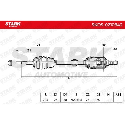 Drive Shaft Stark SKDS-0210942 SKDS-0210942 - photo 7