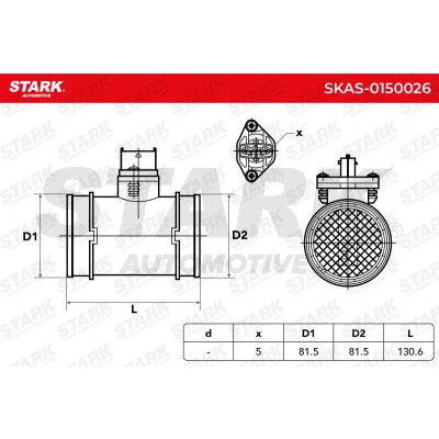 Air Mass Sensor Stark SKAS-0150026 SKAS-0150026 - photo 5