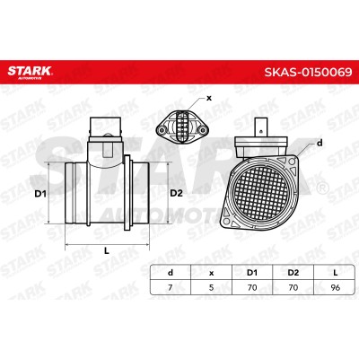 Air Mass Sensor Stark SKAS-0150069 SKAS-0150069 - photo 6