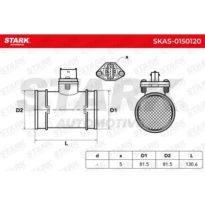 Air Mass Sensor Stark SKAS-0150120 SKAS-0150120 - photo 6
