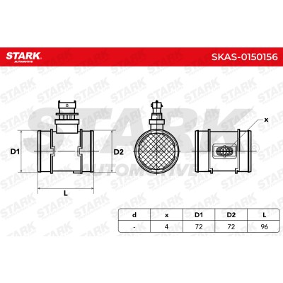 Air Mass Sensor Stark SKAS-0150156 SKAS-0150156 - photo 6
