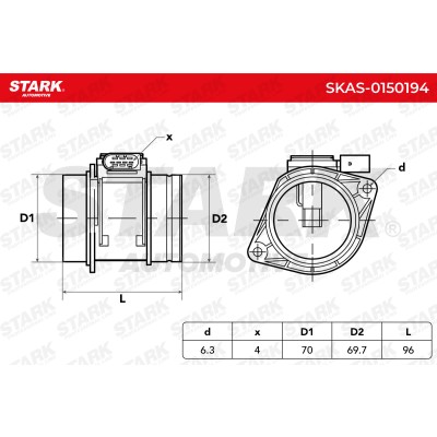 Air Mass Sensor Stark SKAS-0150194 SKAS-0150194 - photo 6