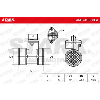 Air Mass Sensor Stark SKAS-0150031 SKAS-0150031 - photo 6
