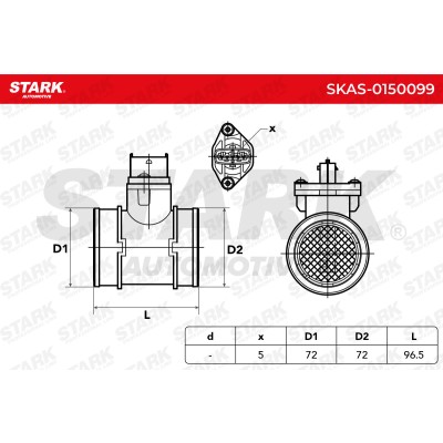 Air Mass Sensor Stark SKAS-0150099 SKAS-0150099 - photo 3