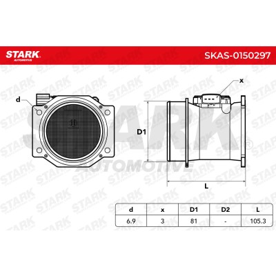 Air Mass Sensor Stark SKAS-0150297 SKAS-0150297 - photo 5