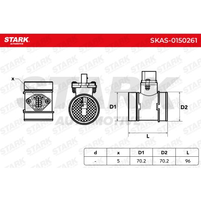 Air Mass Sensor Stark SKAS-0150261 SKAS-0150261 - photo 7