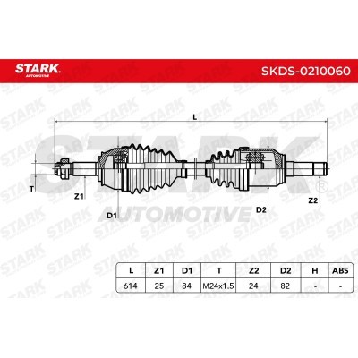 Drive Shaft Stark SKDS-0210060 SKDS-0210060 - photo 8