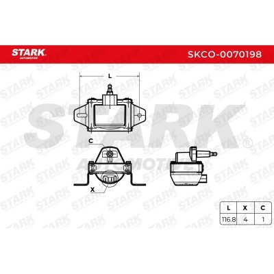 Ignition Coil Stark SKCO-0070198 SKCO-0070198 - photo 3