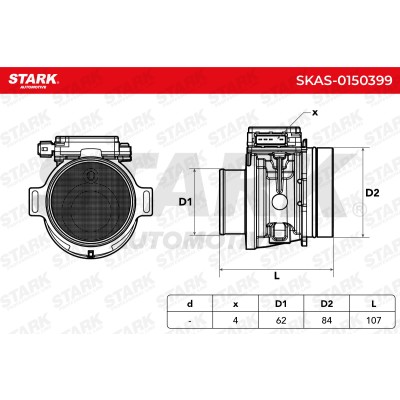 Air Mass Sensor Stark SKAS-0150399 SKAS-0150399 - photo 7