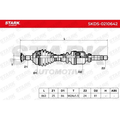 Drive Shaft Stark SKDS-0210642 SKDS-0210642 - photo 7