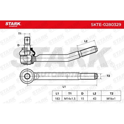 Tie Rod End Stark SKTE-0280329 SKTE-0280329 - photo 10