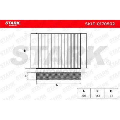 Cabin Air Filter Stark SKIF-0170502 SKIF-0170502 - photo 6