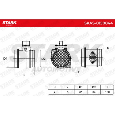 Air Mass Sensor Stark SKAS-0150044 SKAS-0150044 - photo 6
