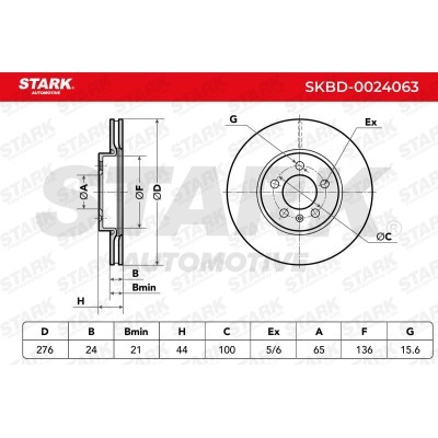 Brake Disc Stark SKBD-0024063 SKBD-0024063 - photo 7