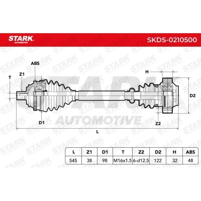 Drive Shaft Stark SKDS-0210500 SKDS-0210500 - photo 7