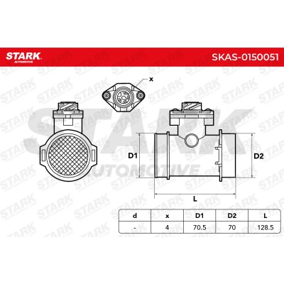Air Mass Sensor Stark SKAS-0150051 SKAS-0150051 - photo 3