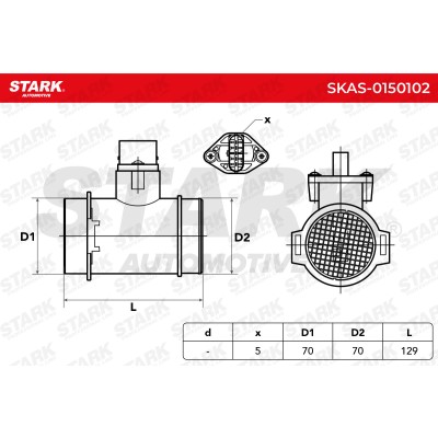 Air Mass Sensor Stark SKAS-0150102 SKAS-0150102 - photo 6