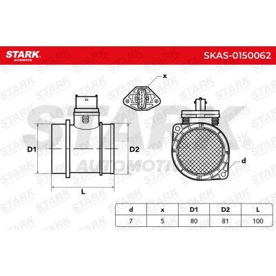 Air Mass Sensor Stark SKAS-0150062 SKAS-0150062 - photo 6
