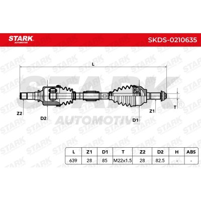 Drive Shaft Stark SKDS-0210635 SKDS-0210635 - photo 7