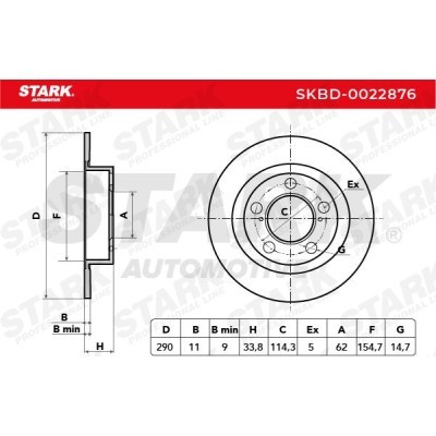 Brake Disc Stark SKBD-0022876 SKBD-0022876 - photo 5