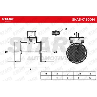 Air Mass Sensor Stark SKAS-0150014 SKAS-0150014 - photo 6