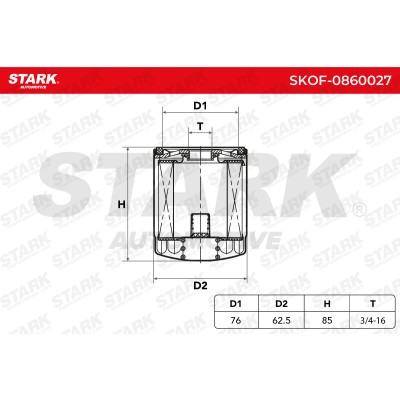 Oil Filter Stark SKOF-0860027 SKOF-0860027 - photo 5