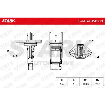 Air Mass Sensor Stark SKAS-0150210 SKAS-0150210 - photo 6