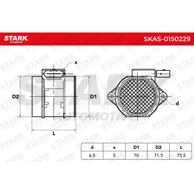 Air Mass Sensor Stark SKAS-0150229 SKAS-0150229 - photo 5