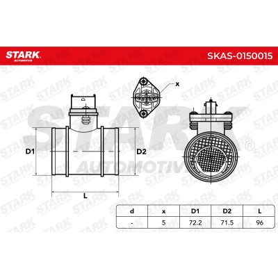 Air Mass Sensor Stark SKAS-0150015 SKAS-0150015 - photo 6
