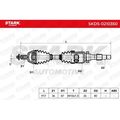 Drive Shaft Stark SKDS-0210350 SKDS-0210350 - photo 7