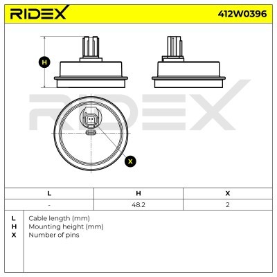 ABS Sensor RIDEX 412W0396 412W0396 - photo 6