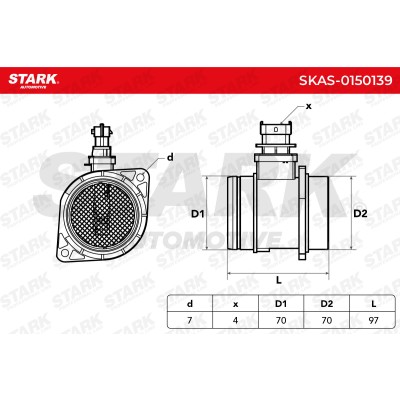 Air Mass Sensor Stark SKAS-0150139 SKAS-0150139 - photo 5