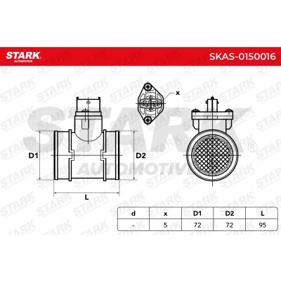 Air Mass Sensor Stark SKAS-0150016 SKAS-0150016 - photo 6