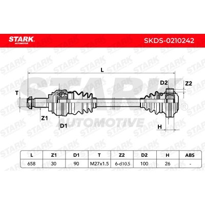 Drive Shaft Stark SKDS-0210242 SKDS-0210242 - photo 6