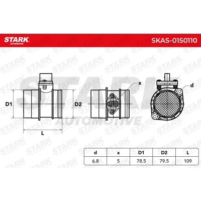 Air Mass Sensor Stark SKAS-0150110 SKAS-0150110 - photo 5