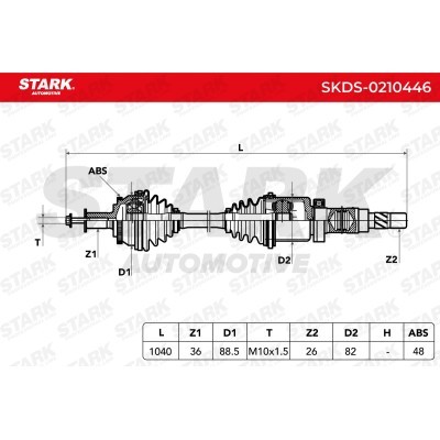 Drive Shaft Stark SKDS-0210446 SKDS-0210446 - photo 7