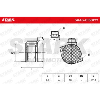Air Mass Sensor Stark SKAS-0150177 SKAS-0150177 - photo 6
