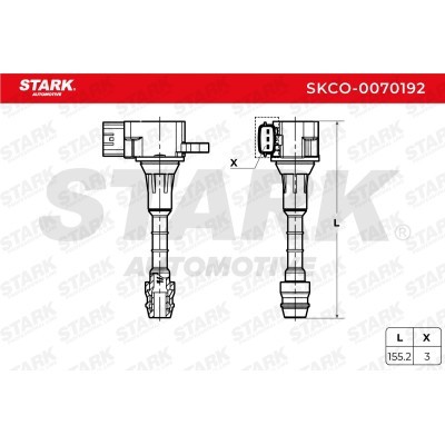 Ignition Coil Stark SKCO-0070192 SKCO-0070192 - photo 5