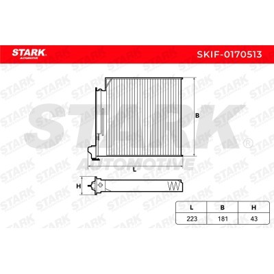 Cabin Air Filter Stark SKIF-0170513 SKIF-0170513 - photo 2
