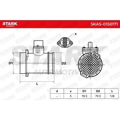 Air Mass Sensor Stark SKAS-0150171 SKAS-0150171 - photo 6