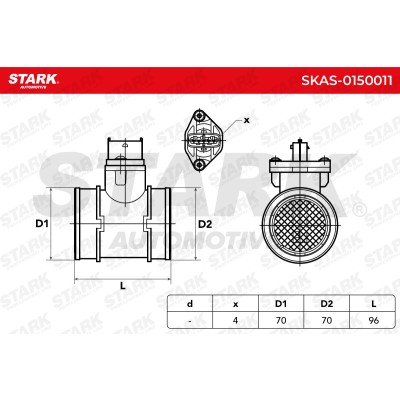 Air Mass Sensor Stark SKAS-0150011 SKAS-0150011 - photo 6